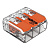Клемма Wago Compact Cage Clamp Lever 221-613 3-жильный Cu 0,5-6 мм2 450 В 4 кВ 41 А прозрачный Wago