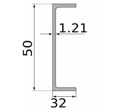 Швеллер г/к 5П Ст0-6кп/сп/пс1-7 ГОСТ 8240-97/535-2005