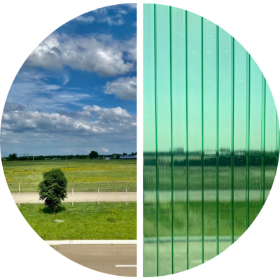 4 мм изумрудный PetAlex Primavera 0,60 кг/кв.м 6х2,1 м сотовый поликарбонат Polidin