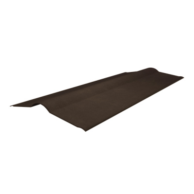 Планка конька Onduline® Smart (Ондулин® Смарт) 420х1000(875)х3 мм коричневый ТУ 5779-001-98505358-20