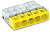 Клемма Wago Compact Push Wire Push-in 2273-205 5-жильный Cu 0,5-2,5 мм2 450 В 4 кВ 24 А желтый Wago