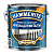 HAMMERITE краска для металла с молотковым эффектом, прямо на ржавчину, серая (2л)