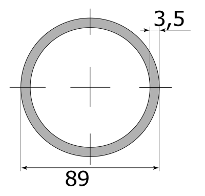 Труба э/с Ø89х3,5 мм Ст3