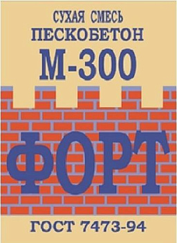 Смесь сухая универсальная цементно-известковая ФОРТ 50 кг М300 Пк3 F50 ГОСТ 28013-98 Альфа МИДИ-М